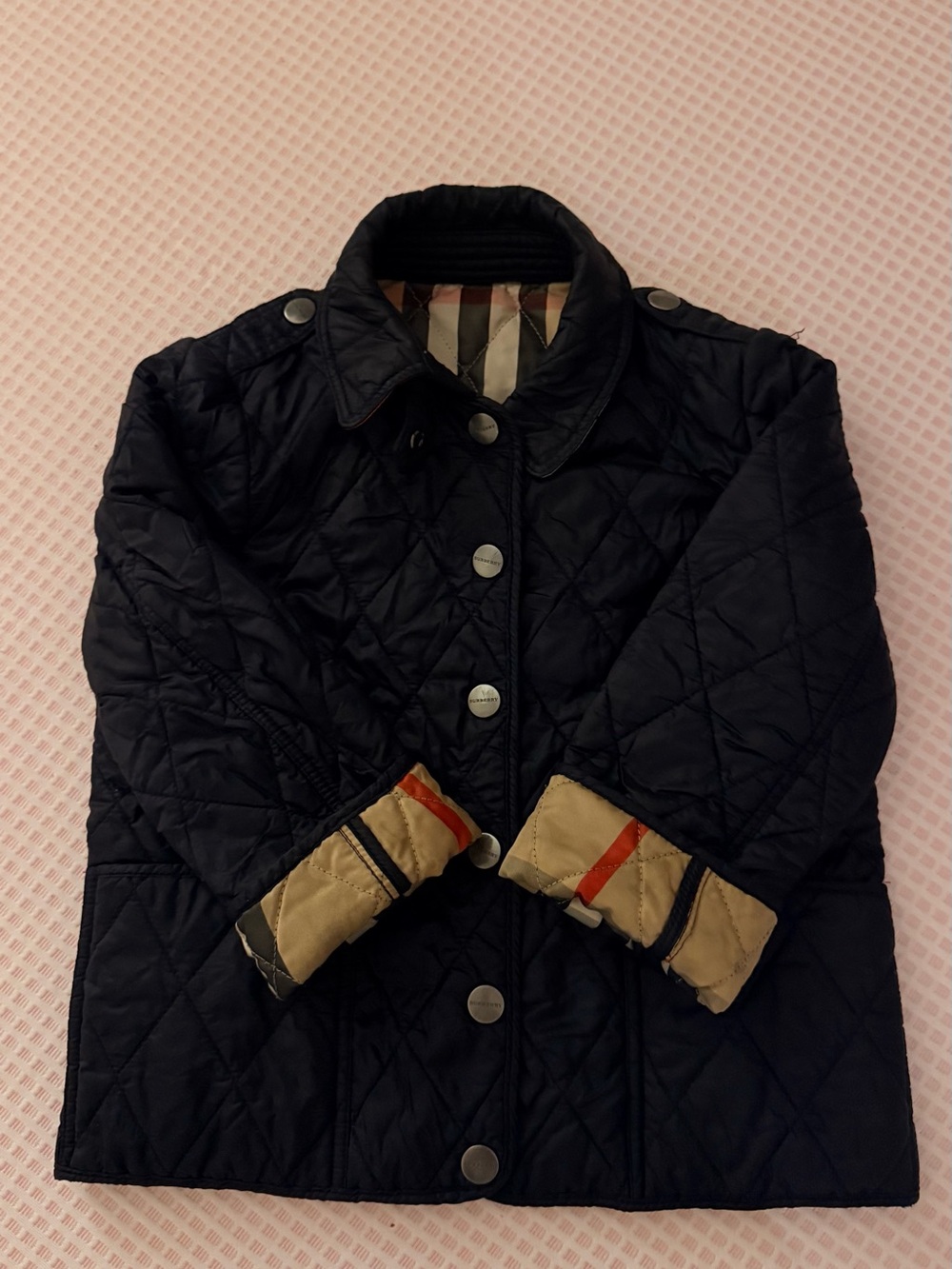 4Y Burberry navy jacket